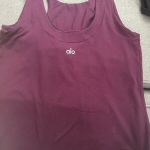 ALO Yoga Women's Deep Purple Tank Top